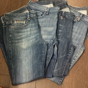 lot of size 30 jeans… EUC- like new!  2 Joes jeans , 2 -7 for all mankind